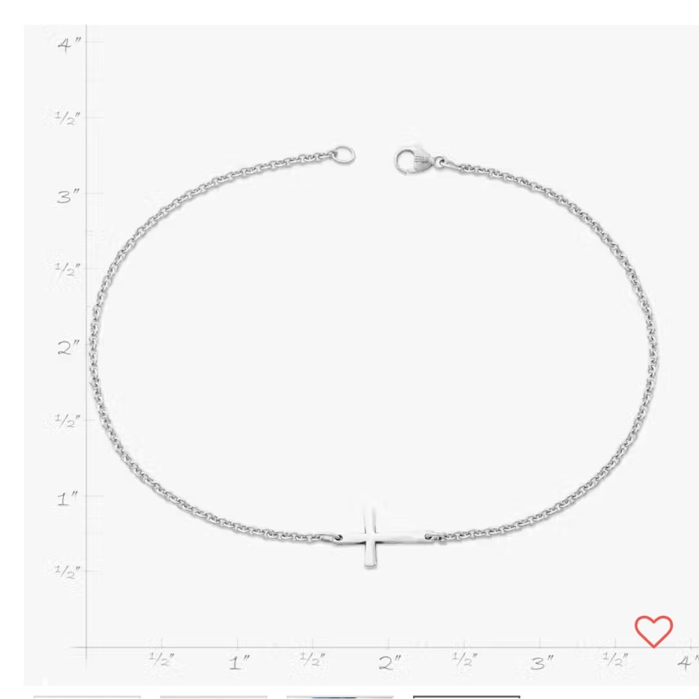James Avery Horizon Cross Anklet
